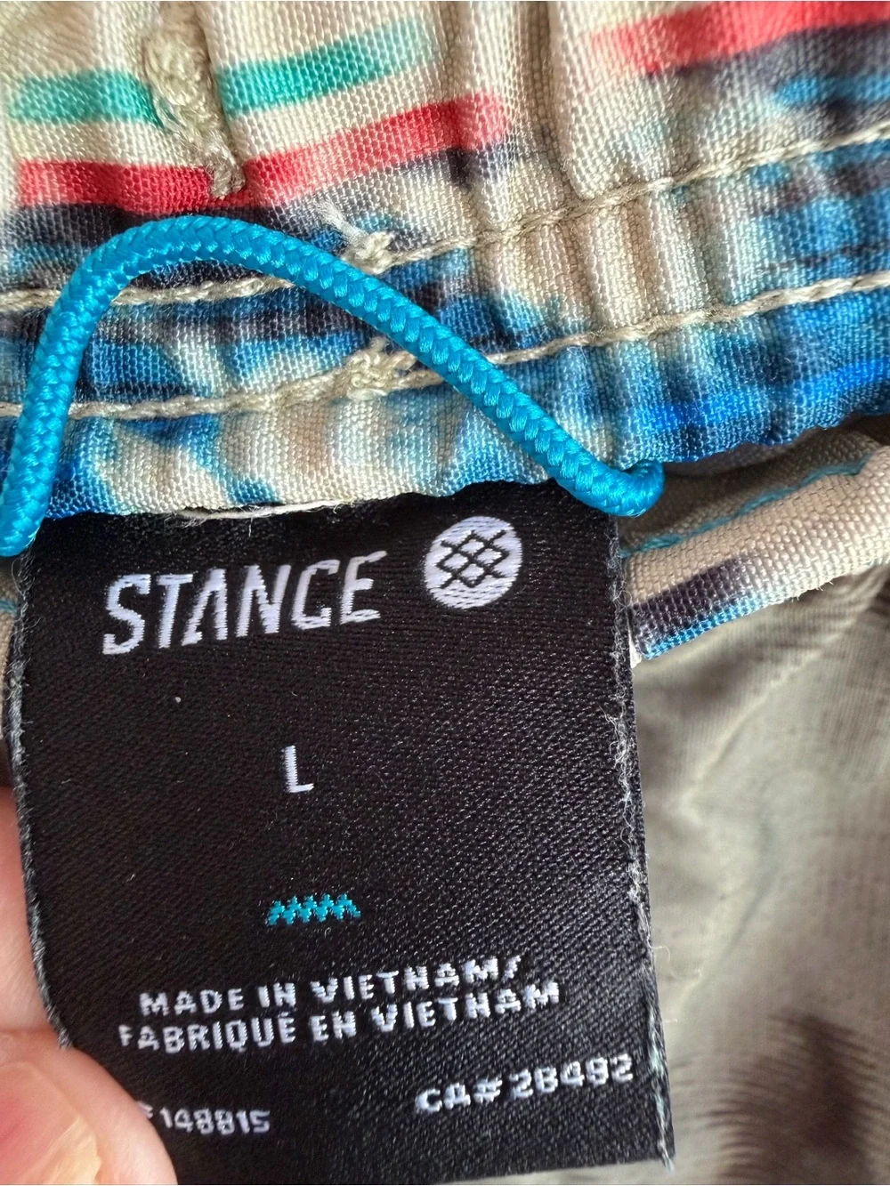 Stance Men's Camouflage Swim‎ Trunks in Olive and Dark Green